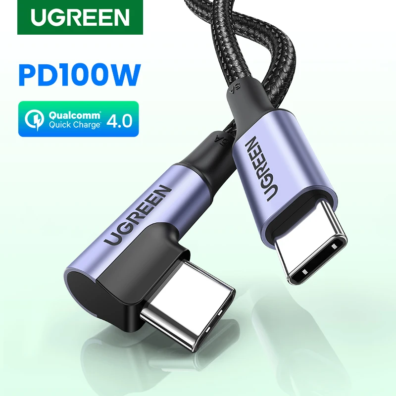 UGREEN 100W USB C To USB Type C Cable for Apple MacBook Pro Samsung Xiaomi Quick Charge 4.0 PD Fast Charging Cable USB C Cable