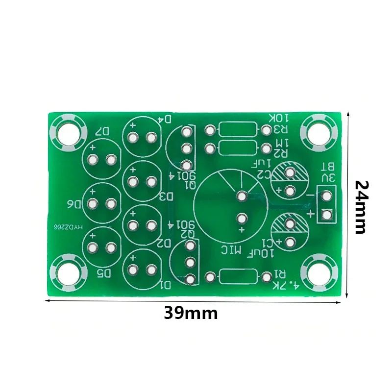 Voice Control Melody Lamp Kit Electronic DIY Making Sound Induction Lighting Electronic Teaching Making Practical Parts view 3
