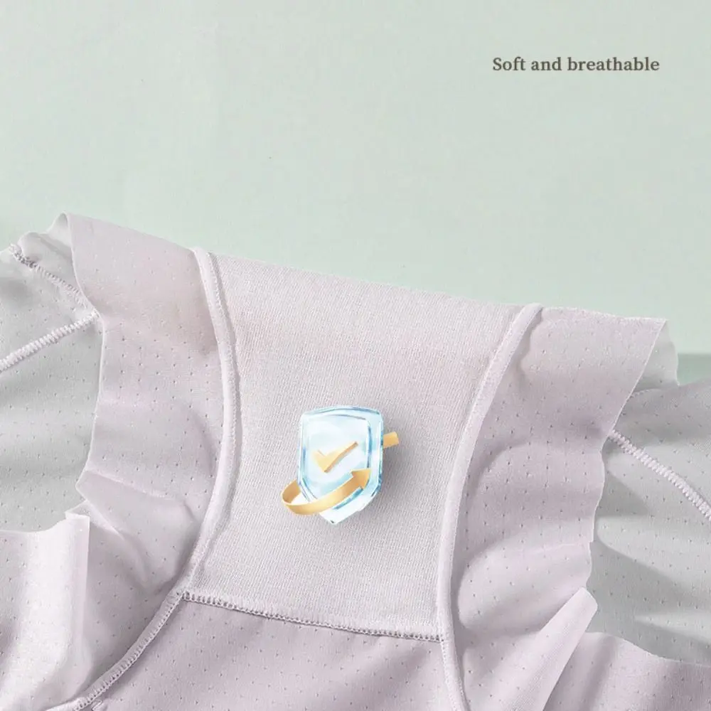 Mode Ultra-mince glace soie culottes taille haute Transparent bout à bout slips Shapers Shorts ventre contrôle sous-vêtements été