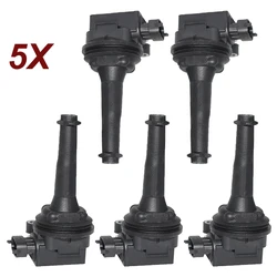 5PCS Ignition Coil For VOLVO C70 S60 S70 S80 V70 XC70 XC90 2.0 2.3 2.4 2.5 2.9 3.0 T5 T6 30713416 9125601 UF341 New