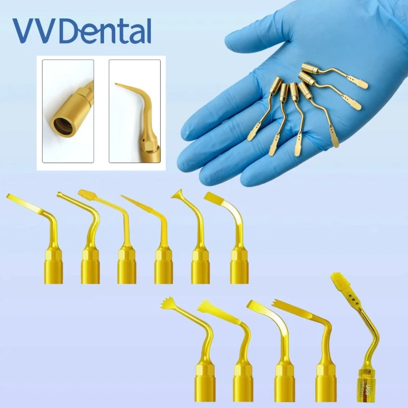 VV Dental 1PC Piezosurgery Tips for Sinus Lifting US1 US2 US9 UC1 UC2 Ultrasonic Bone Cutter for Mectron Woodpecker EMS