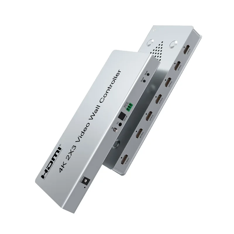 4K HDMI Video Wall Controller 2x3 HDMI Output and 1 Input for TV Splicing Display