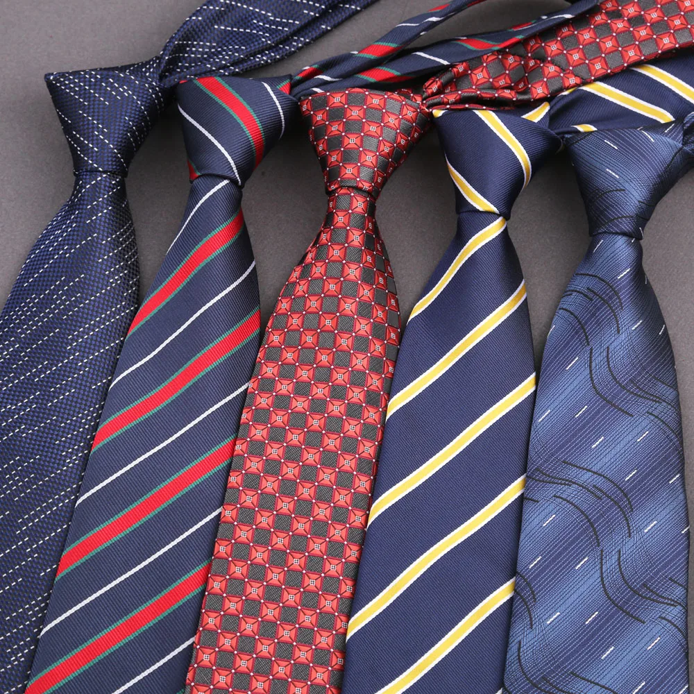 Elegante blau rosa gestreifte 8 cm Herren-Krawatte für Herren, Anzug-Accessoires, Hochzeit, Arbeitsplatz, Geburtstag, Party-Outfit