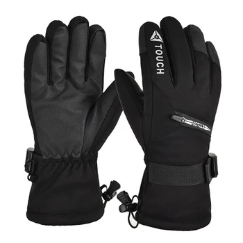 LOCLE hiver chaud coupe-vent gants de Ski hommes femmes écran tactile Ski Snowboard gants cyclisme randonnée motoneige gants