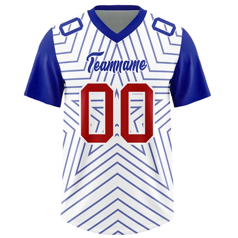 Custom Football Shirts With Personalized Team Name And Number Printed Game Practice Uniforms For Adults Youth