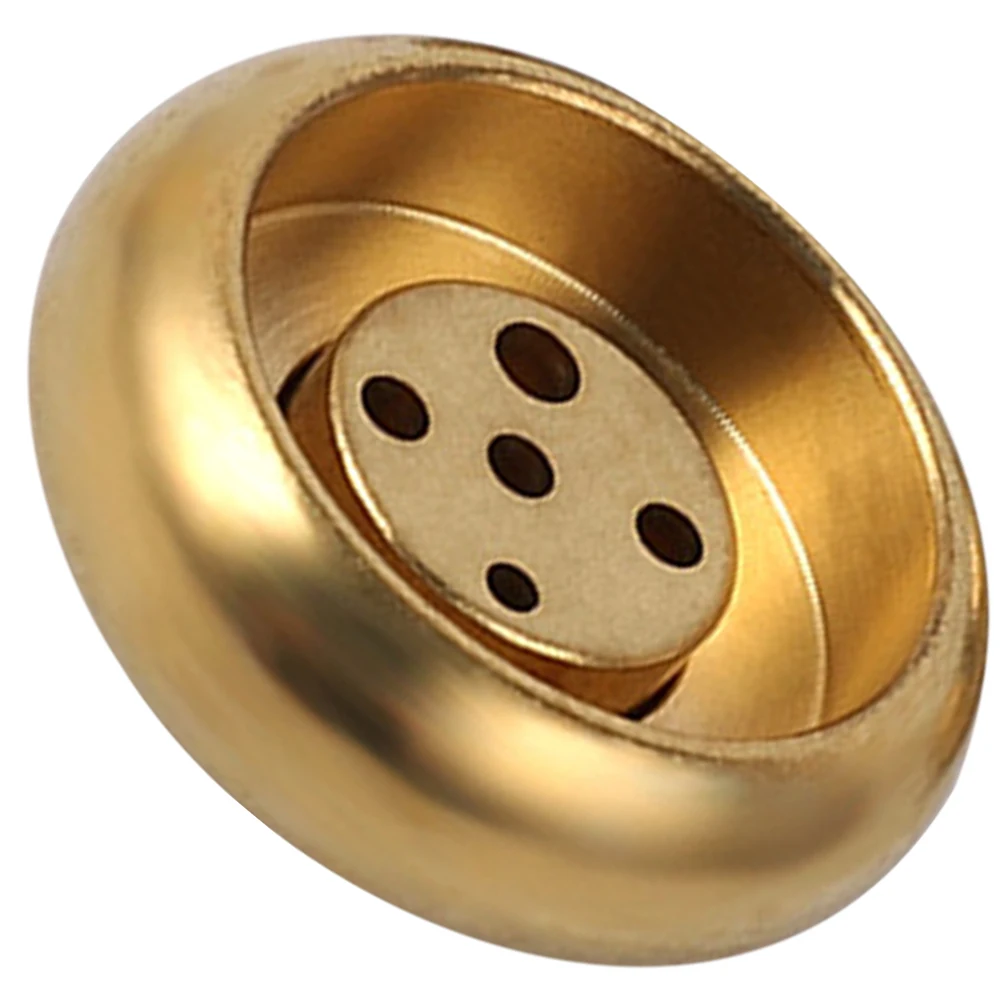

Drum-shaped Incense Golden Incense Stick Tray Brass 5 Holes Stick Burner Home Office Yoga Zen Decorative Censer