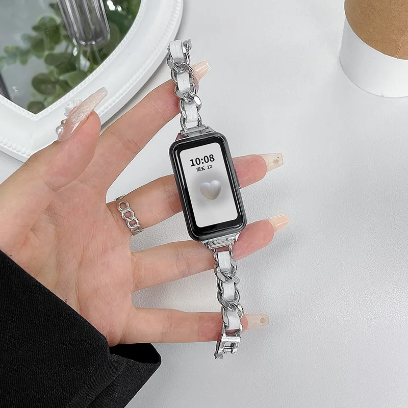 

Metal Strap For Huawei band 9/8 Watchband for Honor band 9 Smartwatch Sport Wristband Woman Belt Correa Bracelet