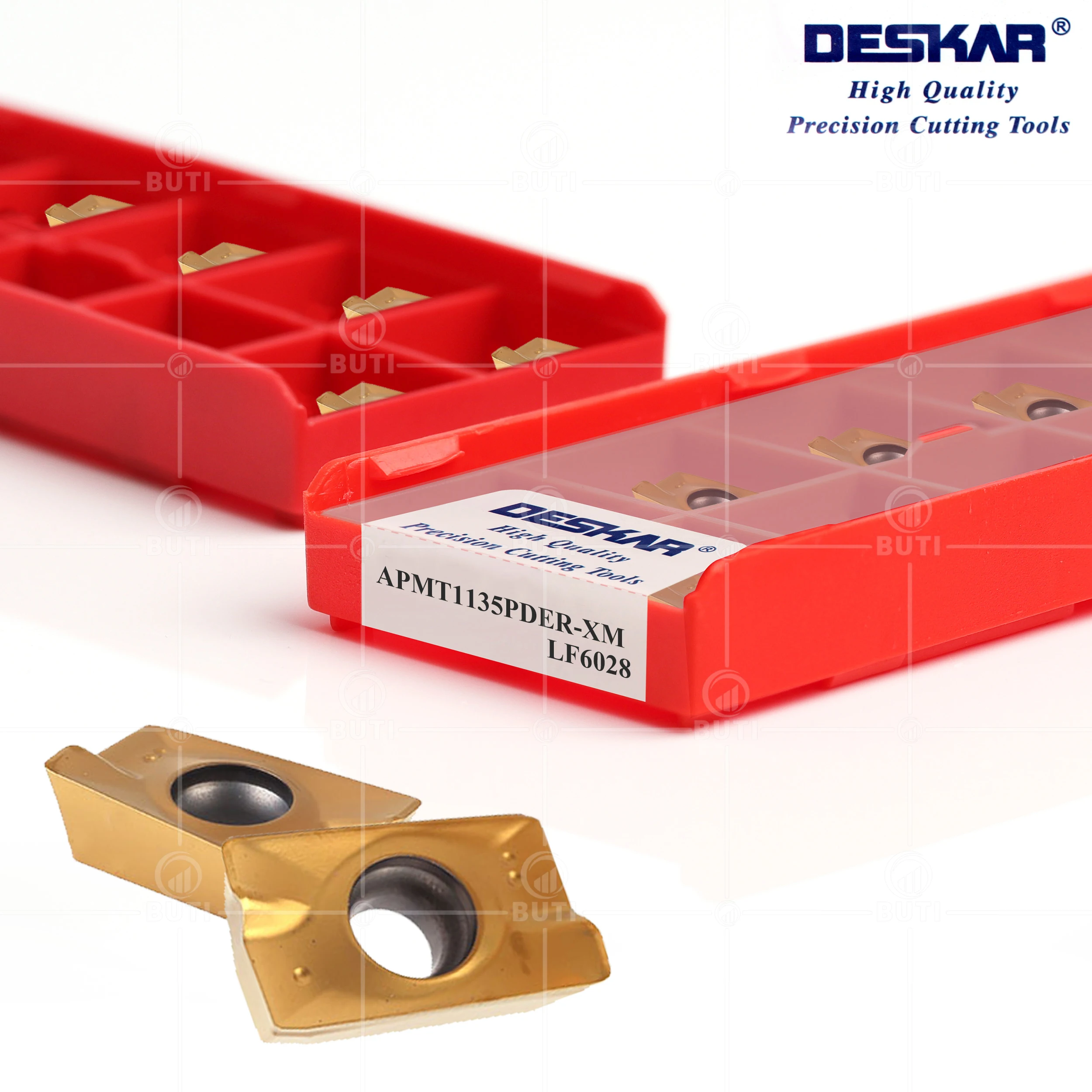 Deskar 100% Originele APMT1135PDER APMT1605PEER-XM LF6028 Hoge Kwaliteit Cnc Draaibank Gereedschap Frezen Carbide Insert Scherpe Draaien Tool