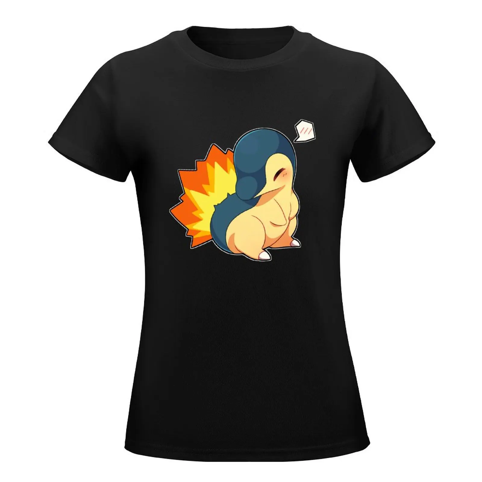 Cyndaquil Chibi T-Shirt sweat animal print quick-drying shirts graphic tees t-shirts for Women graphic tees