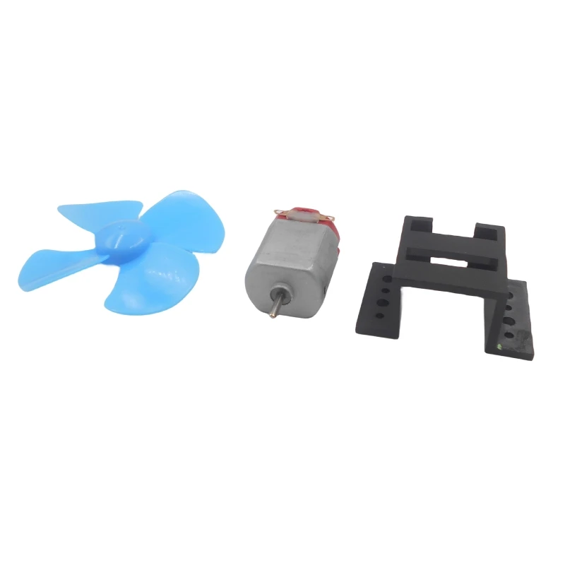 130 motor student DIY wind turbine boat fan model toy motor propeller accessories with base