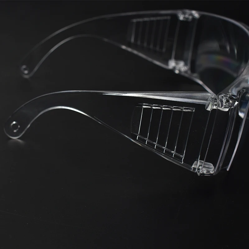 1PC Labor Protection Glasses Safety Glasses Anti Fog Goggles Vented Sides Shields PC Frame Spectacles for Lab Medical Anti-impac