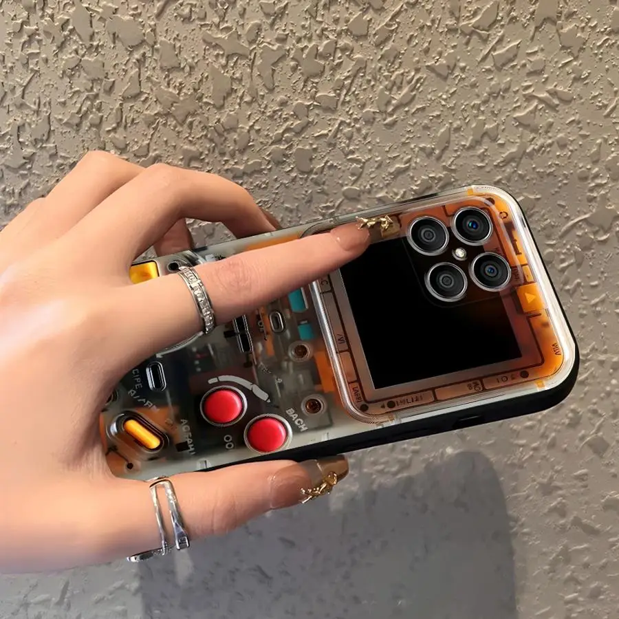 Black Soft Phone Cover Case for Honor 70 8X Magic5Lite X6 200 400 Lite X8 X5b 90 X7 X9a Loaded Game Machine