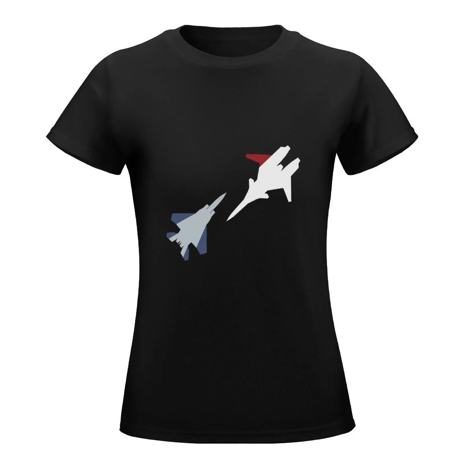 Ace Combat Cipher VS Pixy T-Shirt tops tees summer clothes kawaii clothes summer blouses woman 2024