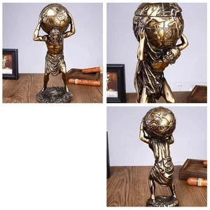 Europäische kreative Retro -Skulpturenkaffee, Accessoires Dekoration, aquimotische Griechisch, Justice League, Göttin, Justice League 12 Hauptverkaufsstatue Justiz - №5