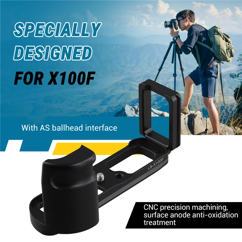 【Superdeals】Quick Release L Plate/Bracket Holder Hand Grip Base For Fujifilm Fuji X100f X100f X100f Camera Ball Head