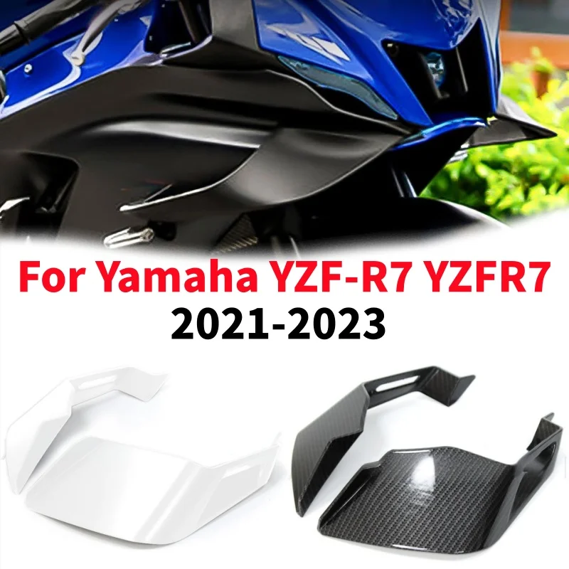 

2Pcs Motorcycle Fixed Wind Wing Motorcycle Fairing Shell Accessories For Yamaha YZF-R7 YZFR7 2021-2023