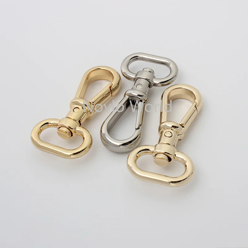 10-50 pieces 2 colors 20mm 3/4'' brush antique metal snap hook buckles for shoulder bag snap hook clips chains bag accessories