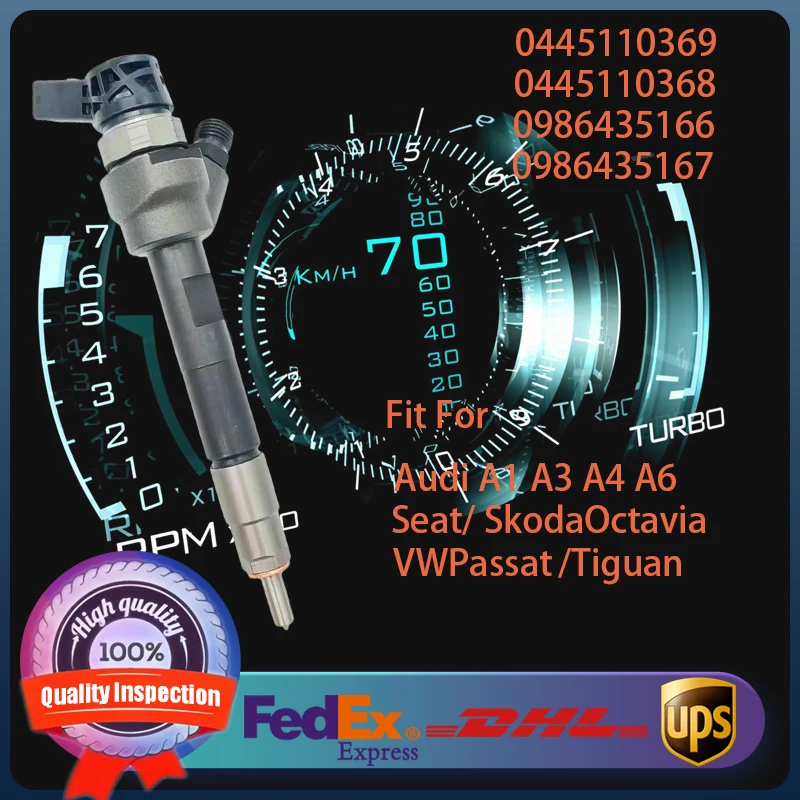 

0445110369 0445110368 0986435166 0986435167 03L130277J 03L130277Q Diesel Fuel Injector For Audi A1 A3 A4 A6 Seat Skoda Engine