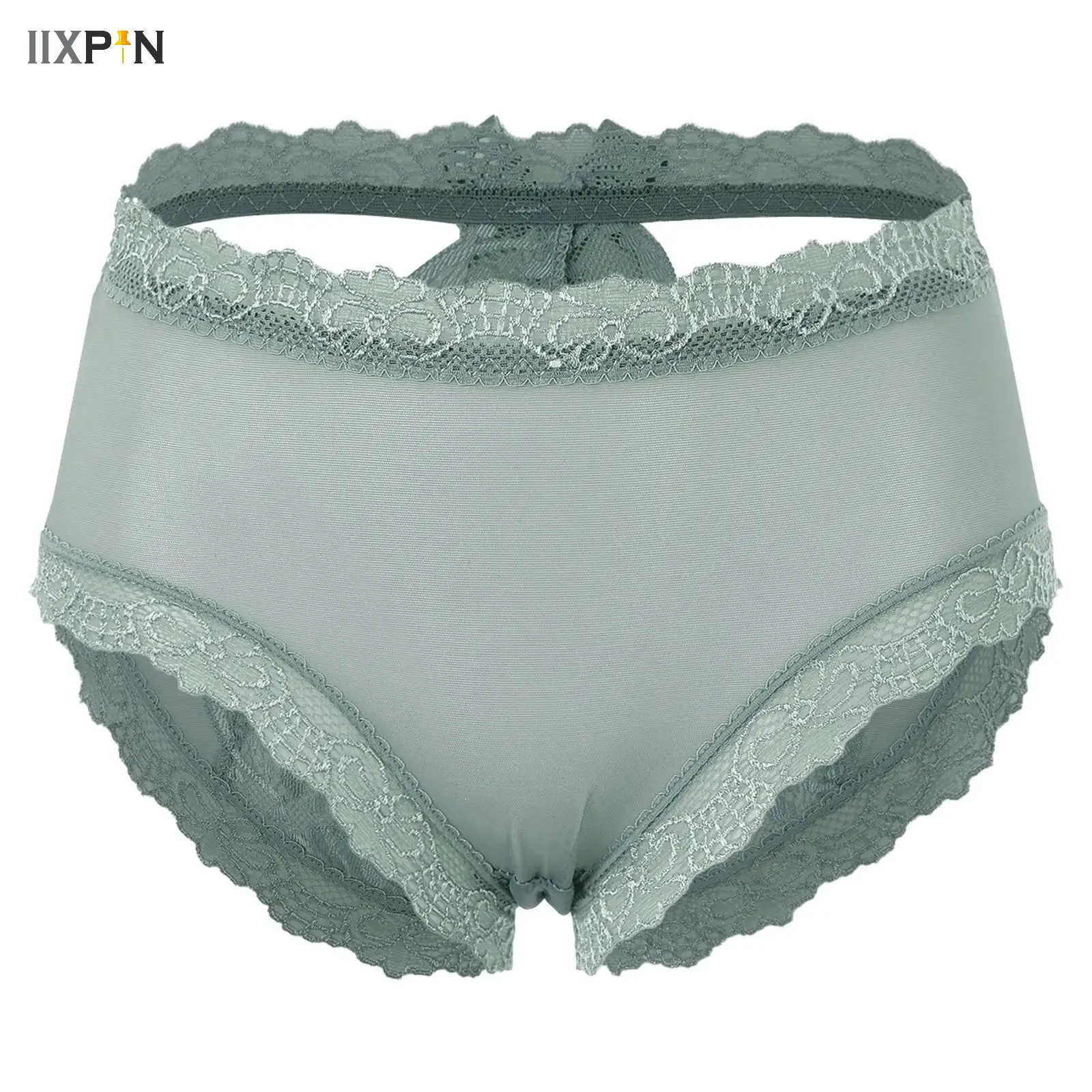 

Floral Lace Women's Panties Sexy Mesh Bowknot Female Underwear Ladies Briefs High Waist Lingerie Soild Panty Tangas Slip Femme