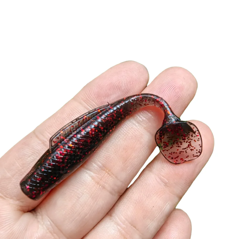 Cebo suave Swimbait silicona cola paleta – Señuelo pesca - imagen 2