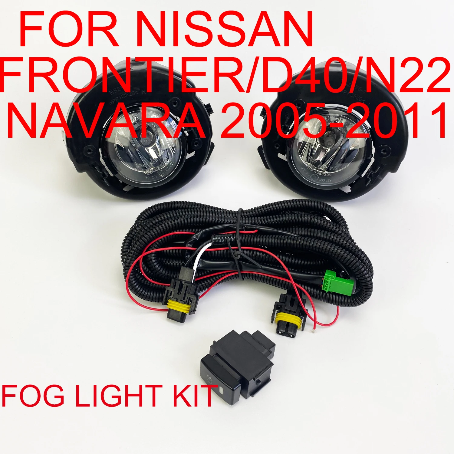 For Nissan Frontier /Navara /D40 /D22 2005 2006 2007 2008 2009 2010 2011 Front Fog Light Assembly Right & Left Side