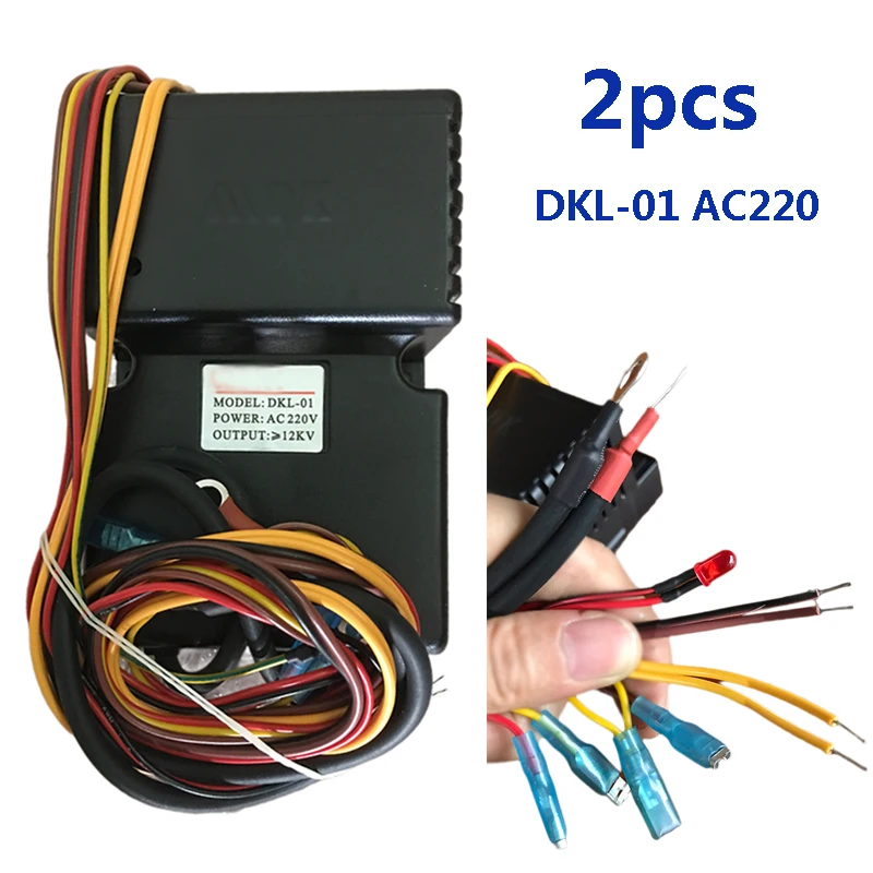 

2pcs For MDK gas oven pulse ignition controller for DKL-01 AC220 mais de 12KV Oven Parts