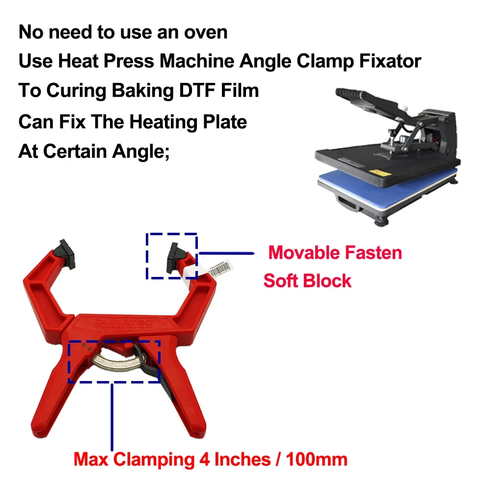 สําหรับ DTF เครื่องกดความร้อนชุดเครื่องมือ DTF Laser Locator และ G รูปร่างความร้อนมุม CLAMP Fixator และเสื้อยืดการจัดตําแหน่งไม้บรรทัด