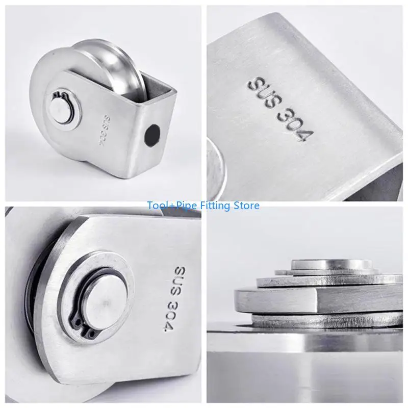 

F92B U колесный шкив Сильный грузовой шкив роллер 48 мм диаметр колеса