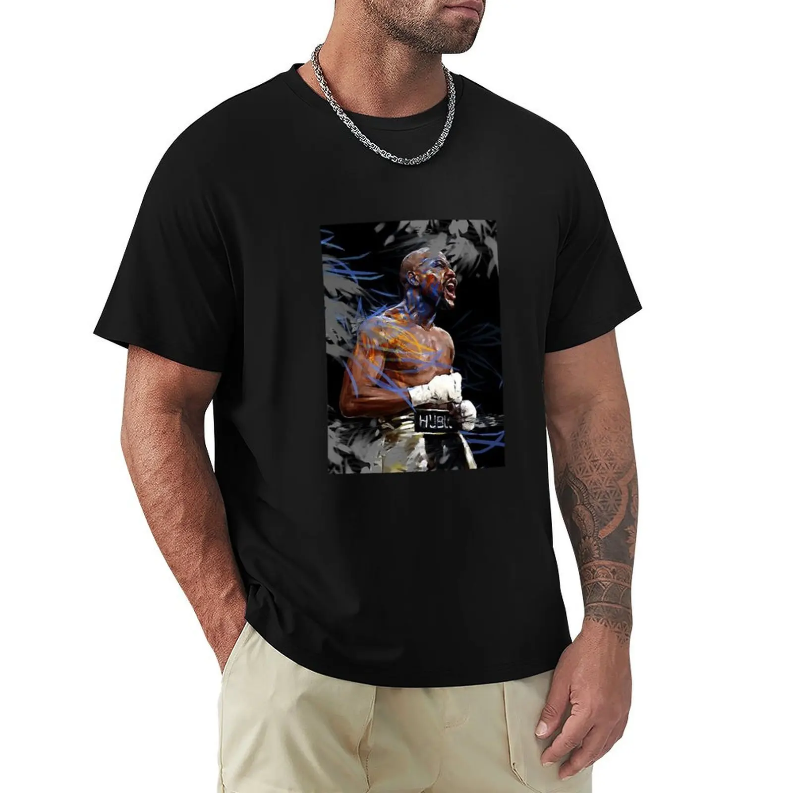 

floyd mayweather T-Shirt korean fashion luxury designer mens t shirts top quality