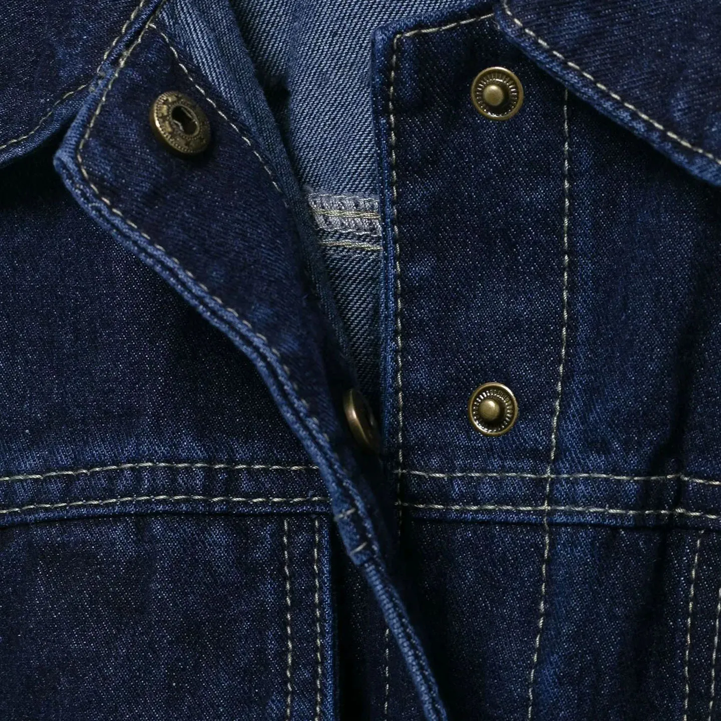 CH Damen Denim Zweiteiler: Langärmelige Jacke mit Gürtel und Weitbein-Jeans, Lässiger Street-Style Anzug für Damen, Herbst-Winter-Stil – Detail 6