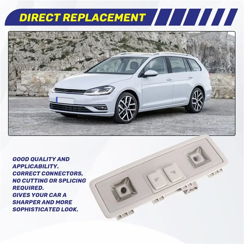 A30P-Rear Roof Light 5GD947291 LED Roof Reading Light Car Suitable For Tougane Sprinter Golf 7