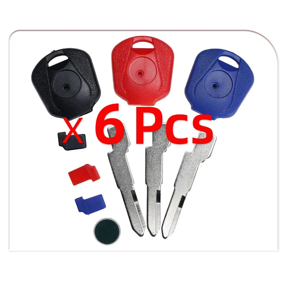 

6Pcs New Blank Key Motorcycle Replace Uncut Keys For CBR17 CBR19 CBR22 CBR23 CBR29 VFR30 CB400 CB 400