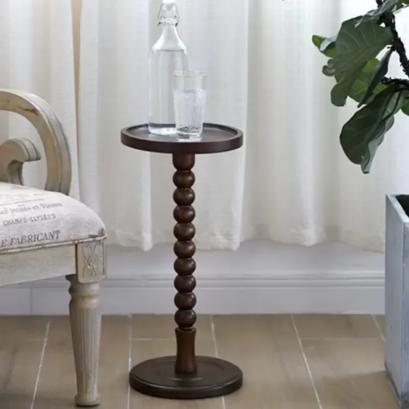 for Mid-Century Solid Wood Oval Side Table Movable Plant Stand Multi-Use As Coffee Table Nightstand