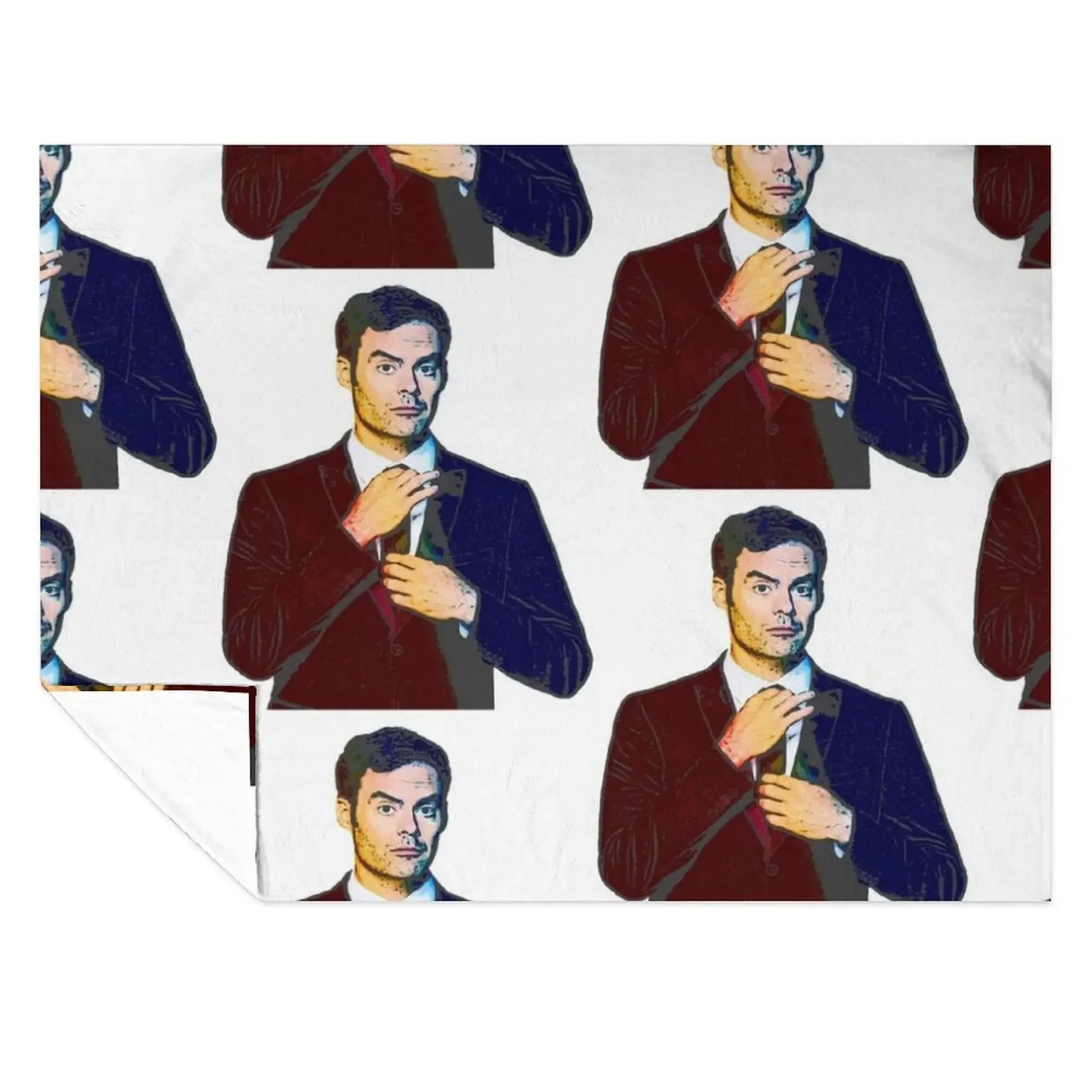 

Pastel Holographic Bill Hader Throw Blanket manga Beautifuls Quilt wednesday Blankets