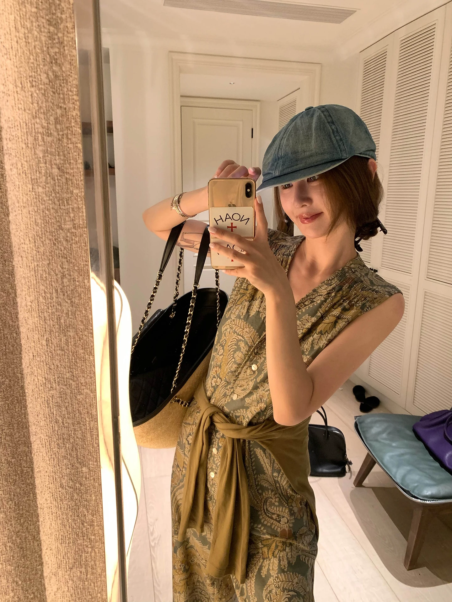 

Новые хлопковые комбинезоны Vcruan Ahige Unlo для женщин: повседневные, для работы, с завышенной талией, весна 2026, с цветочным принтом