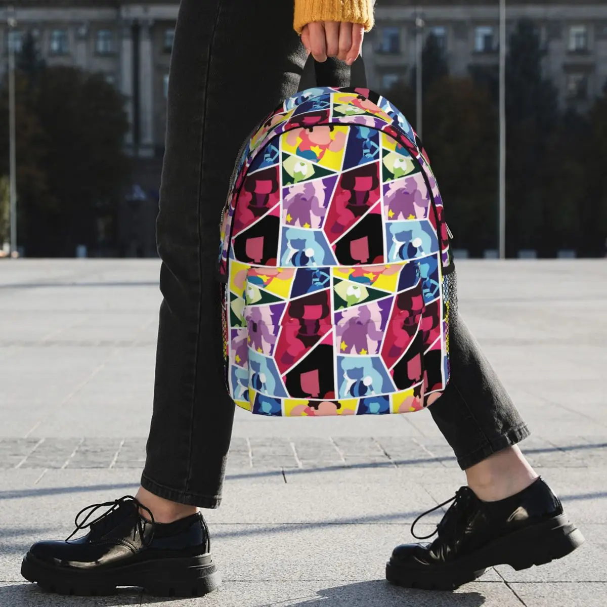 Steven Universe Pattern Backpack Student Boys Girls BookBag Kids School Bag Computer Shoulder Bags for Men Women