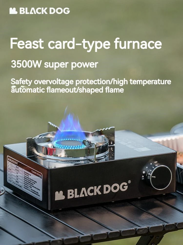 Naturehike BLACKDOG 3500W Cassette Stove Gas Burner Heating Stove Oven Outdoor Camping Picnic BBQ Cookware Portable Furnace