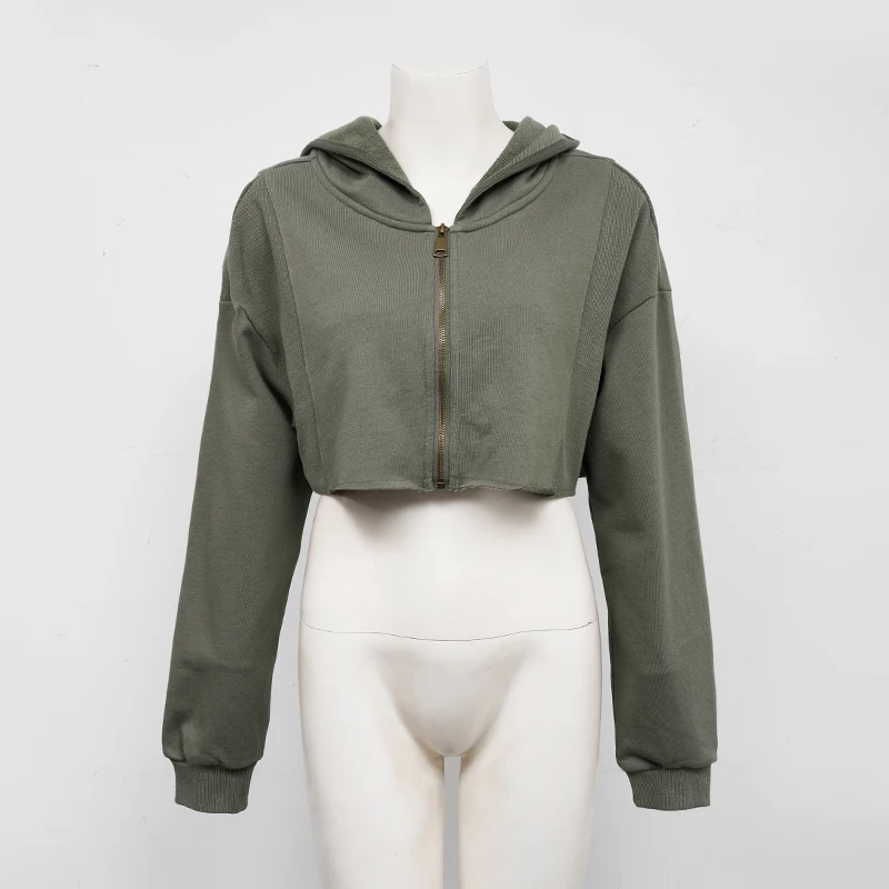 شون تسينغ الرياضة مقنعين البلوز جاكيتات المرأة قميص قطني بكم طويل اقتصاص السراويل مضغوط معاطف اليوغا التدريب الجري ملابس خارجية #5