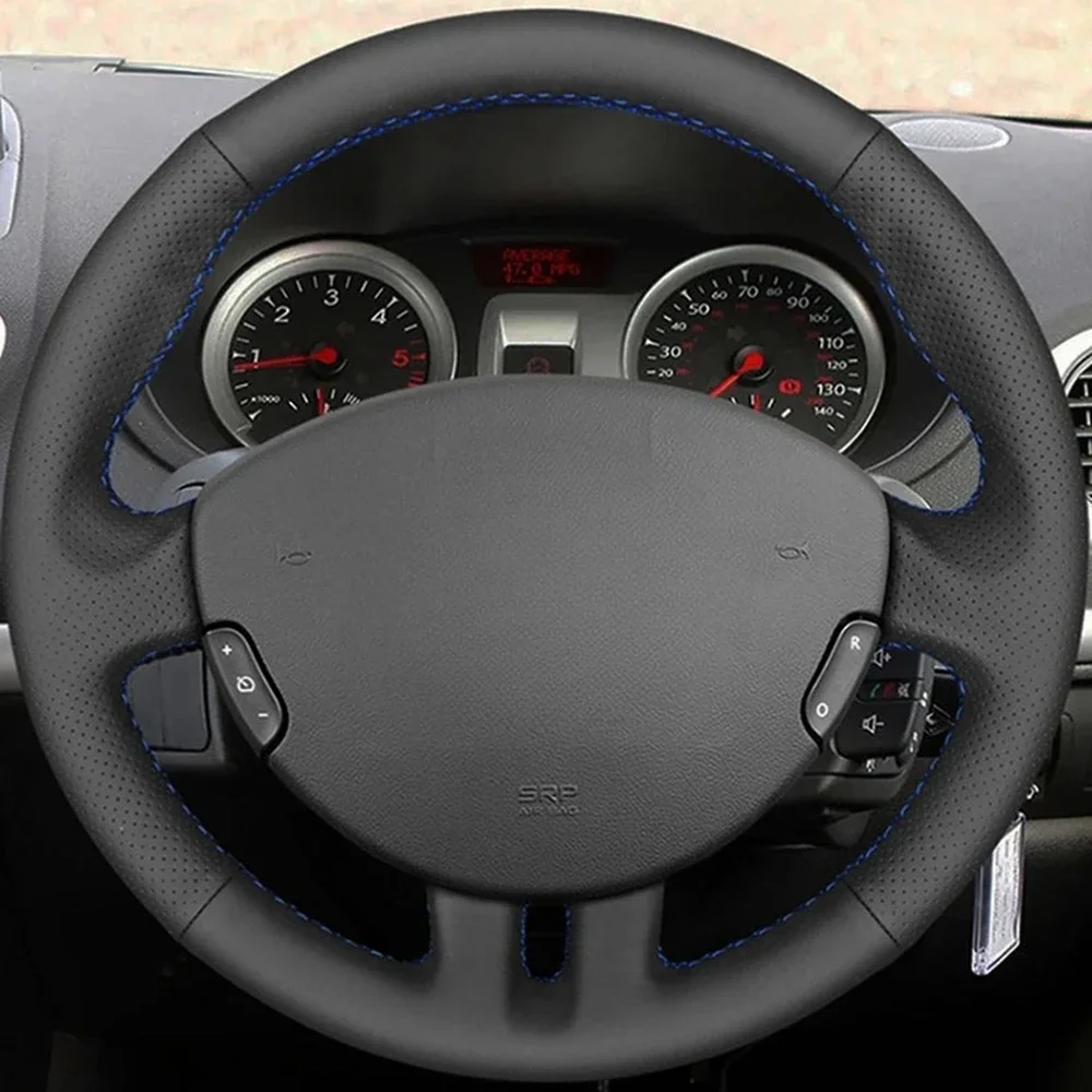 DIY Customize Car Steering Wheel Cover For Renault Clio 3 2005-2013 Clio 3 RS 2005-2013 Steering Wheel Braid Car Accessories