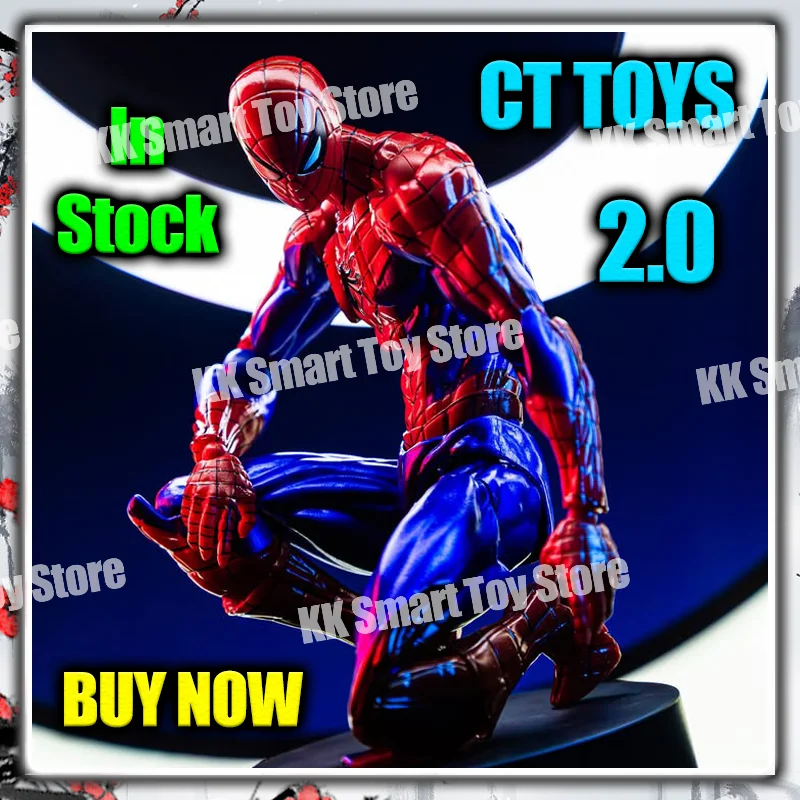

In-Stock Ct Toys Amazing Yamaguchi Spider-Man 2.0 Spiderman Figure Agent Venom Mafex Anime Action Figure Model Custom Gifts Toys