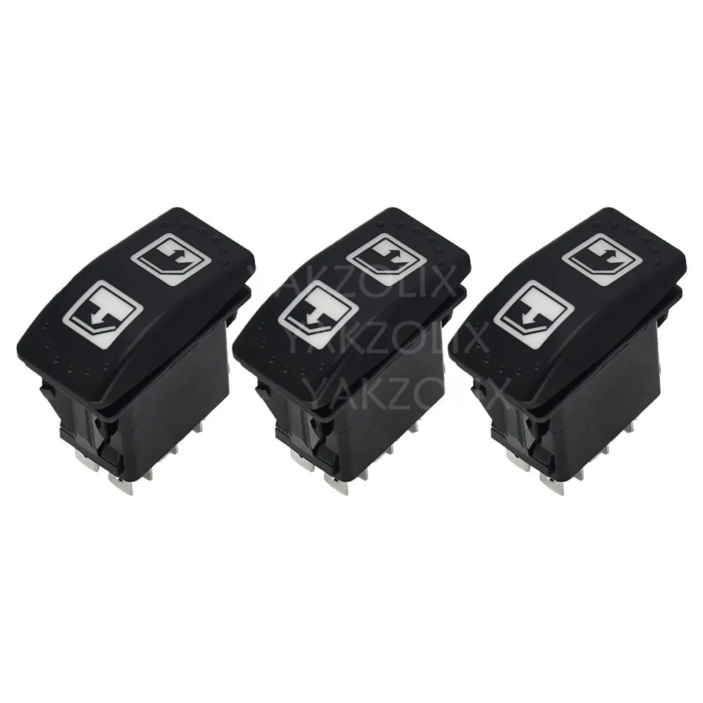 3Pcs For Can-Am Defender HD8 HD10 2016 2017 2018 2019 2020 Power Lifter Window Switch Button 710004979 705800048 Car Accessories