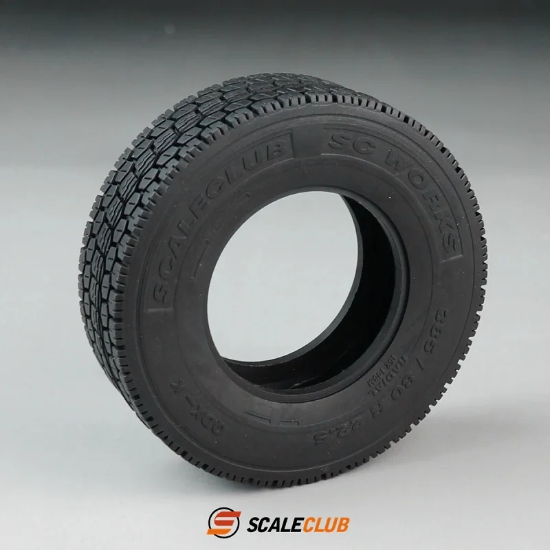 Scaleclub 1/14 Truck Simulation Road Tires For Tamiya For Scania 770S MAN Benz Volvo RC Trailer Tipper Car Diy Parts