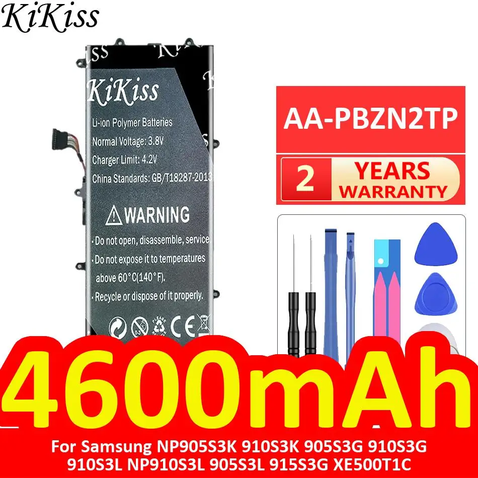 4600mAh High-Capacity AA-PBZN2TP Laptop Battery For Samsung NP905S3K 910S3K 905S3G 910S3G 910S3L NP910S3L 905S3L 915S3G XE500T1C