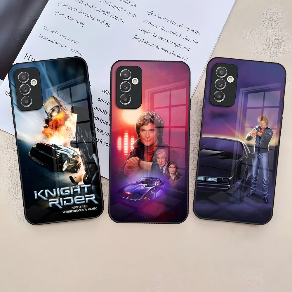 Knight Rider KITT Car Phone Case for Samsung Galaxy S24 S23 S22 S21 S20 A24 A34 A54 A53 Note20 M54 Fe Ultra Plus Glass