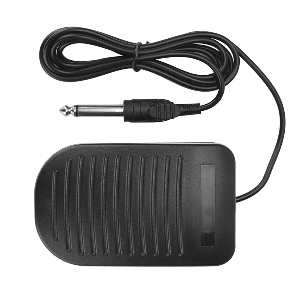 

Ergonomic Tattoo Foot Pedal Nonslip 1.4M Cord Zinc Alloy Durable Power Supply Switch Plug Play For Tattoo Artists Replacement