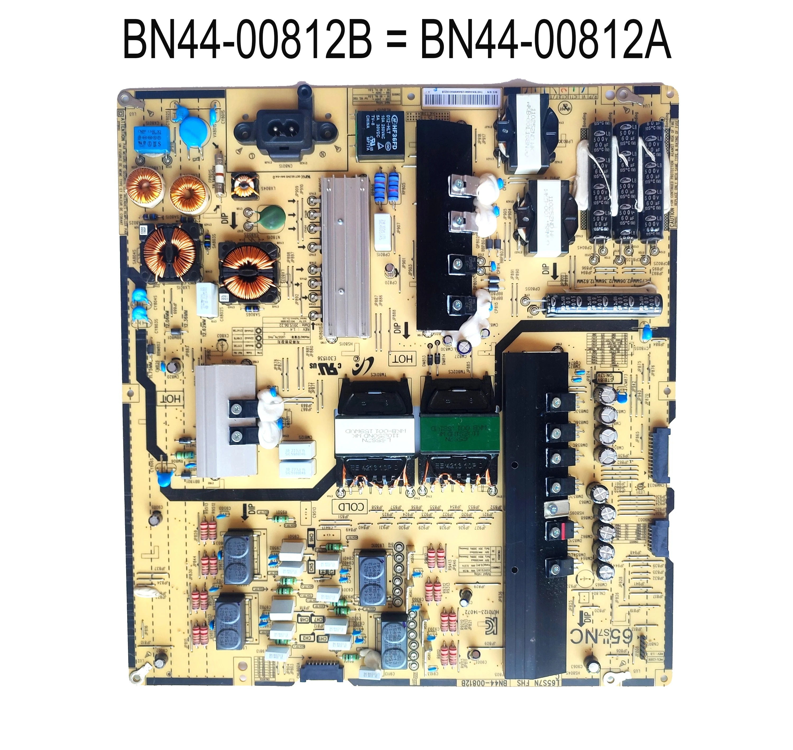 

New BN44-00812B = BN44-00812A L65S7N-FHSC Power Supply Board fits UE65JU7000U UE65JU7000T UE65JU7000L UA65JU7500W UA65JU7500T TV