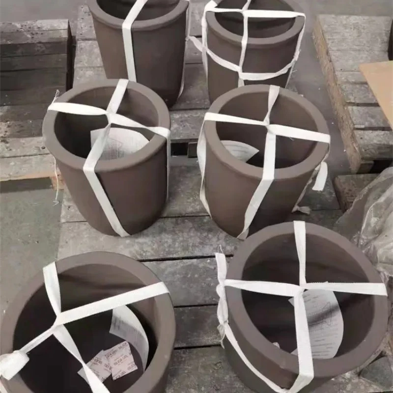 

1pcs Silicon Carbide Crucible For Metals Carbide Stove Smelting Electric Furnace Melting Casting Refining SiC Crucibles