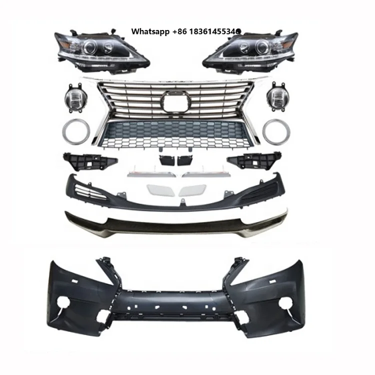 For RX 2007 Old Face Update to RX350 2012-2015 New Face KLT High Quality Car Body Kits