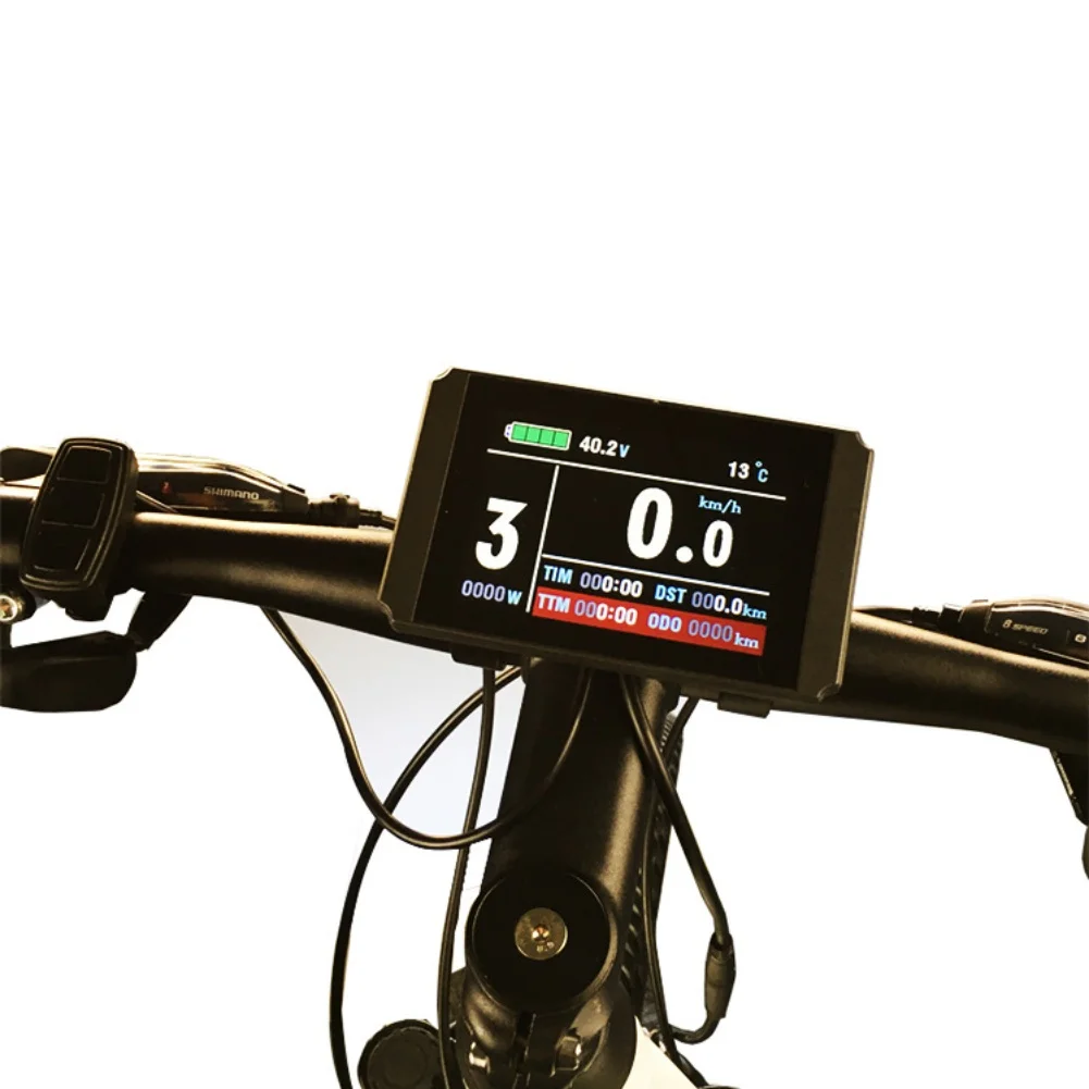 /KT /LCD8H /72V Colorful Ebike Display Panel With SM Connector For KT Controller Electric Bicycle Instrument Screen Cycling Comp