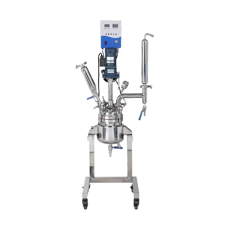 i Lab 5 10 20 30 50 100 150 200 Liter Stainless Steel Plastic Well Stirred Chemical Jacketed Reactor Vessel Tank